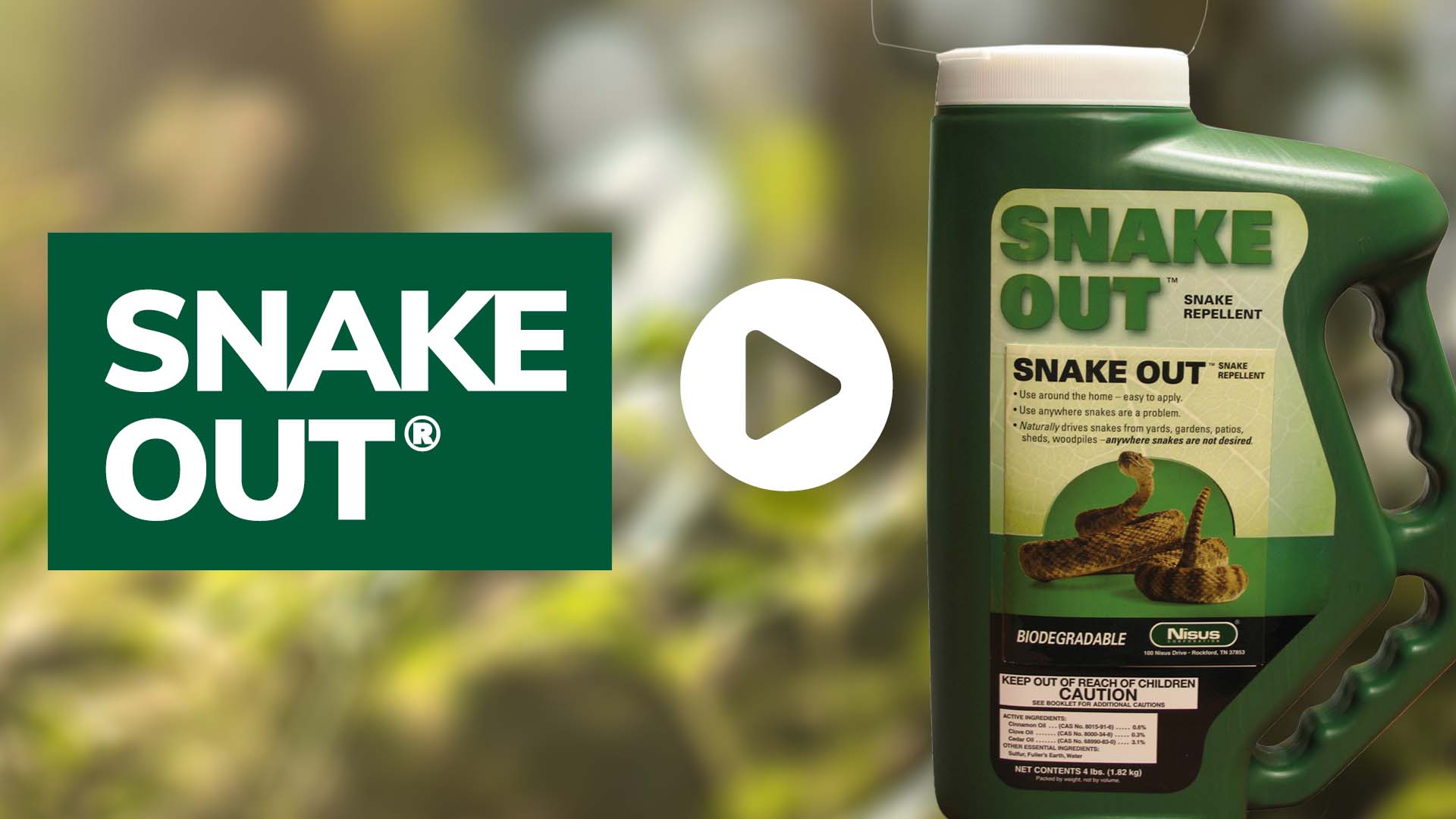 Nisus Snake Out Snake Repellent 779135 